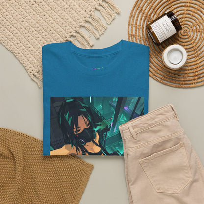 Midnight Ember Leaf Graphic Tee