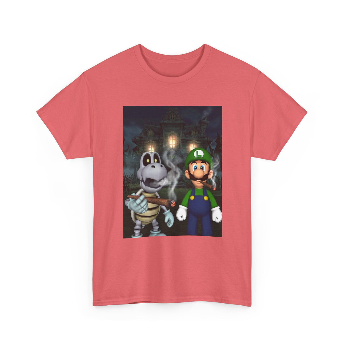 Luigi And Dry Bones Spooky Smoke Session Tee