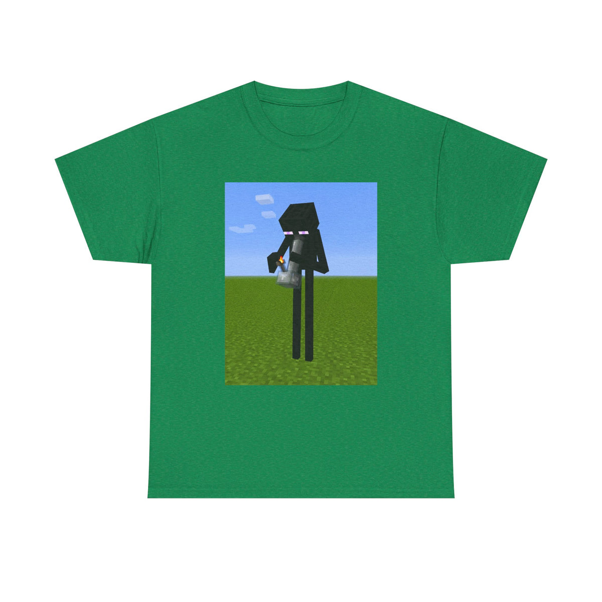 Enderman Lighting Up A Bong Tee