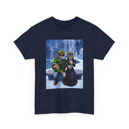 Link And Zelda Chilling In Ice Palace