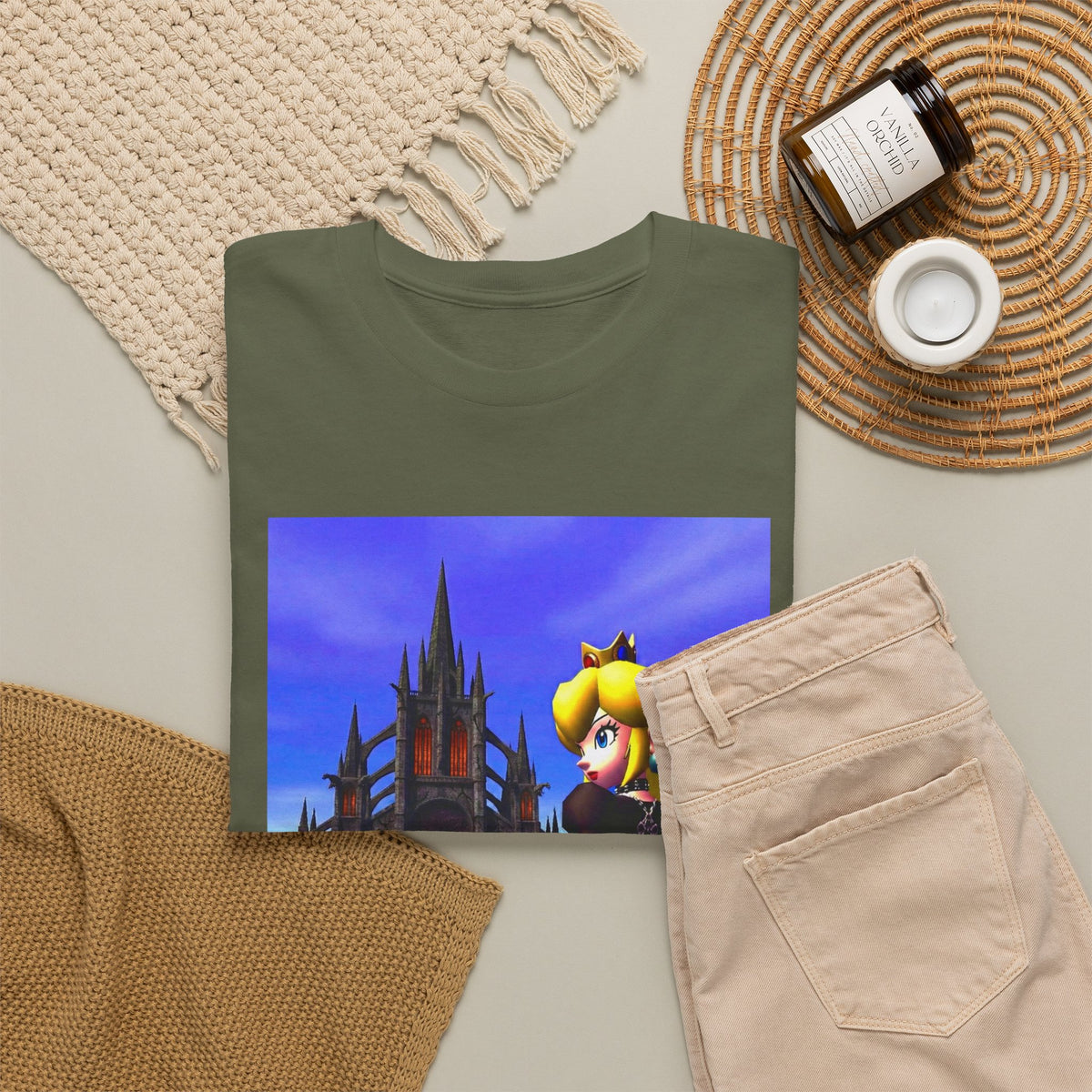 Goth Peach Rocking Goth Castle Tee