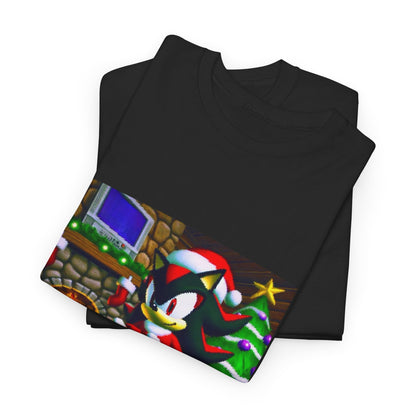 Shadow The Hedgehog Christmas Drip Tee