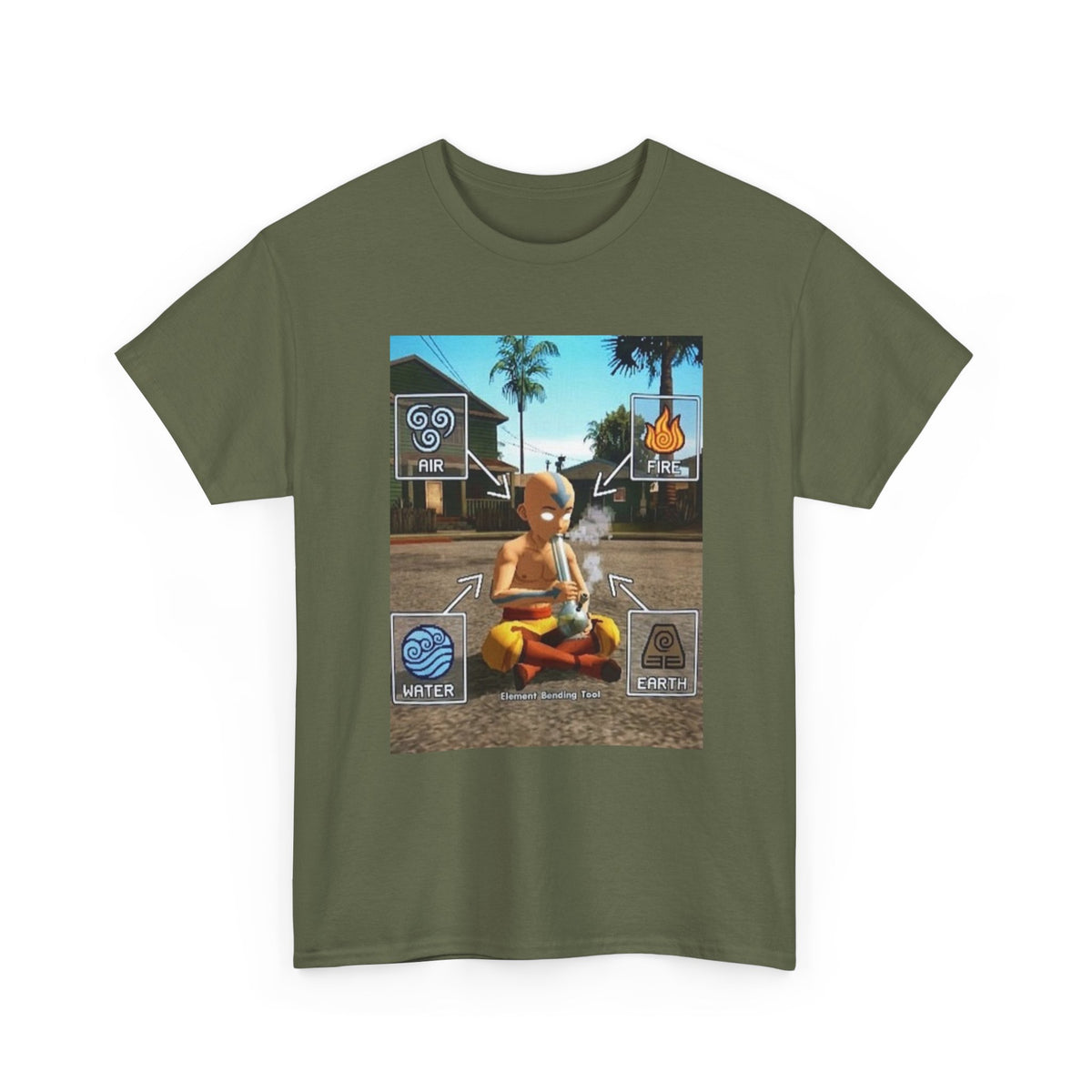 Aang Smoking On The Street Tee