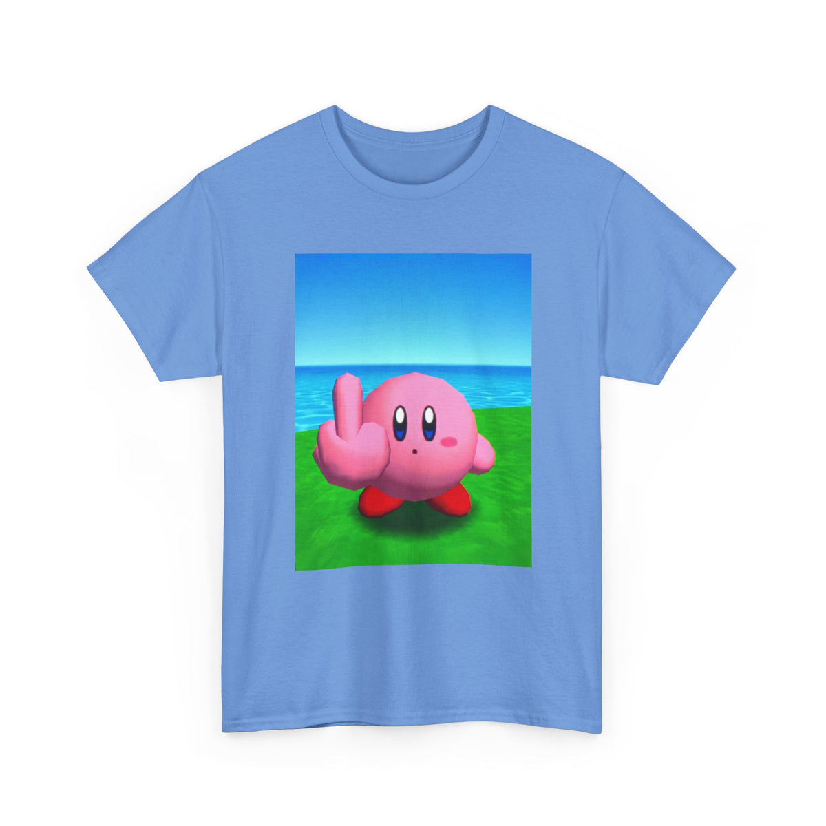 Kirby Flipping The Bird Tee (Design 5)