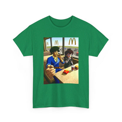 Spike Spiegel And Bowser Jr. Smoking Tee