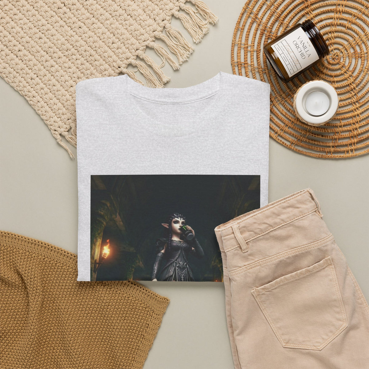 Dark Elf Warrior Energy Boost Tee
