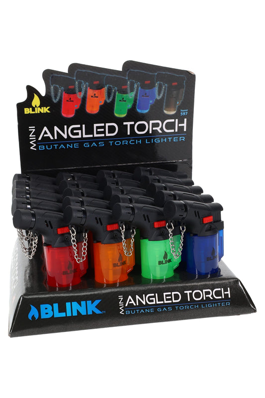 Blink Mini Angled Torch Lighters – 20-Count Display