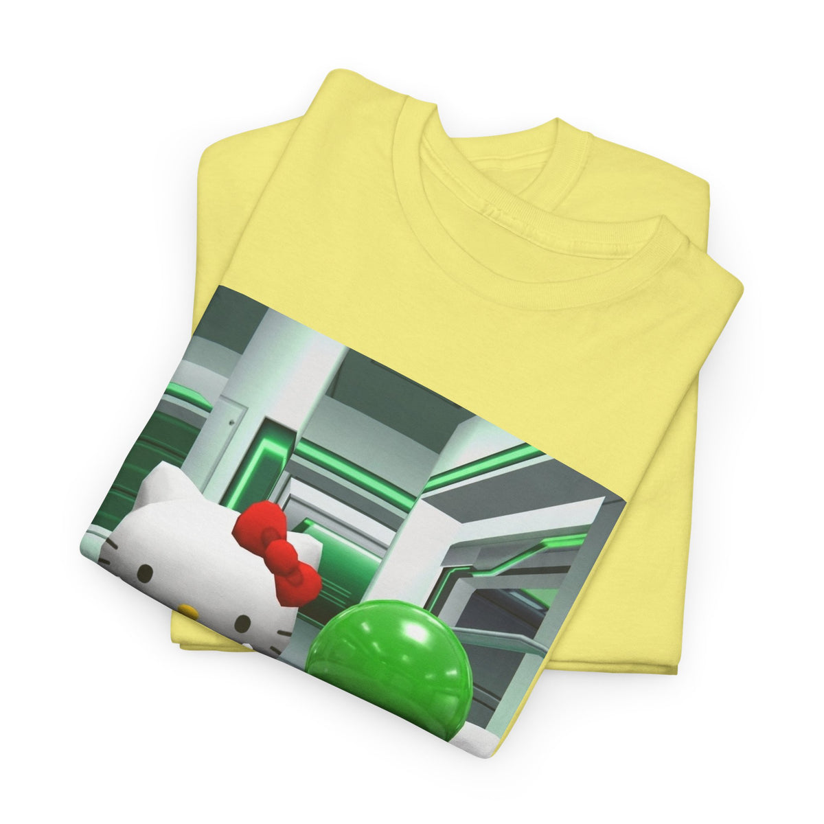 Kitty And Slime Flipping The Bird Tee