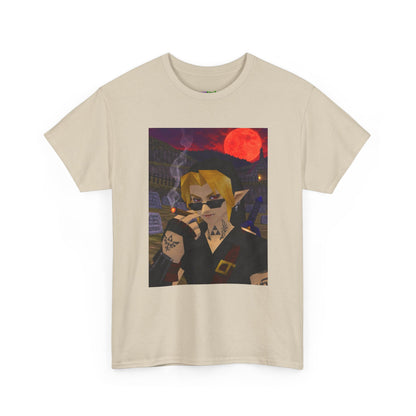 Mystic Green Canvas Graphic Tee