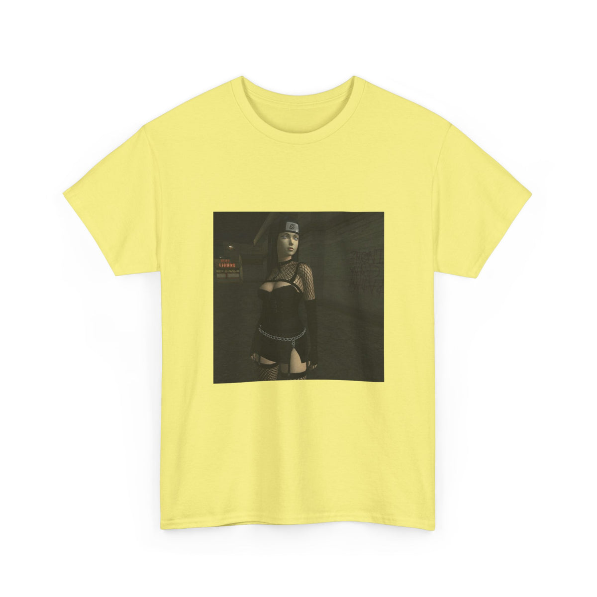 Anime Kunoichi Character Street Scene Tee