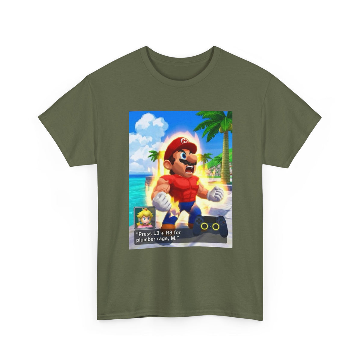 Super Buff Mario Power-Up Tee