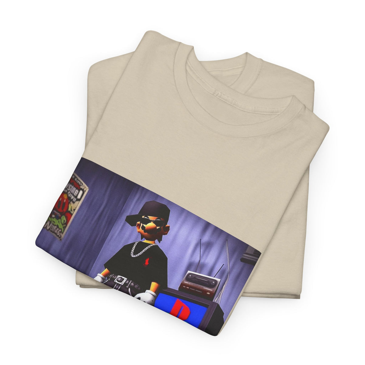 Gamer Mario Sporting Drip In His Room