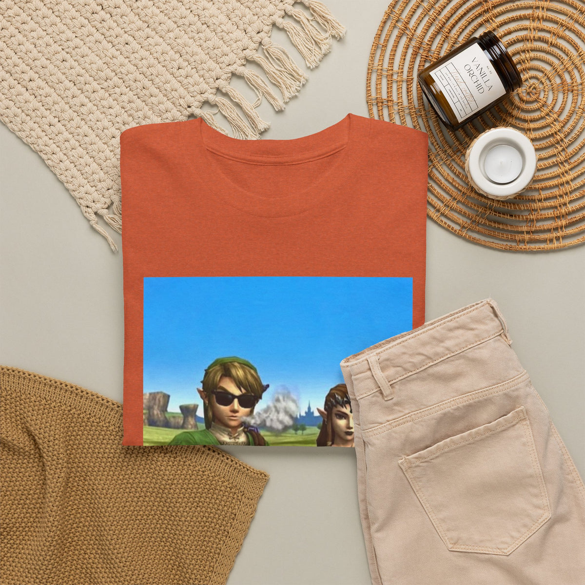 Link And Zelda Chilling With Blunts Tee