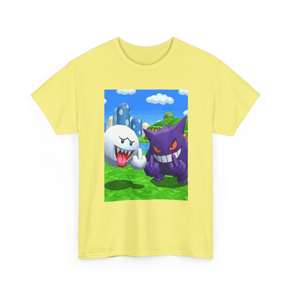 Boo and Gengar Flipping the Bird Tee