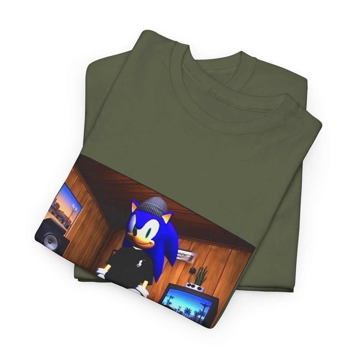 Gamer Sonic Dressed To Chill