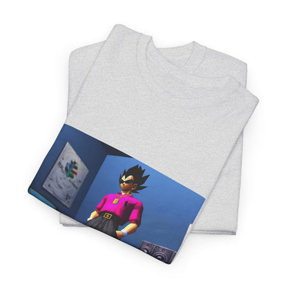Y2K Vegeta Chilling With PlayStation Tee