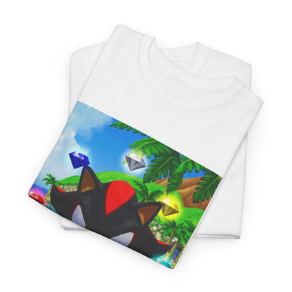 Shadow The Hedgehog Flipping The Bird Tee