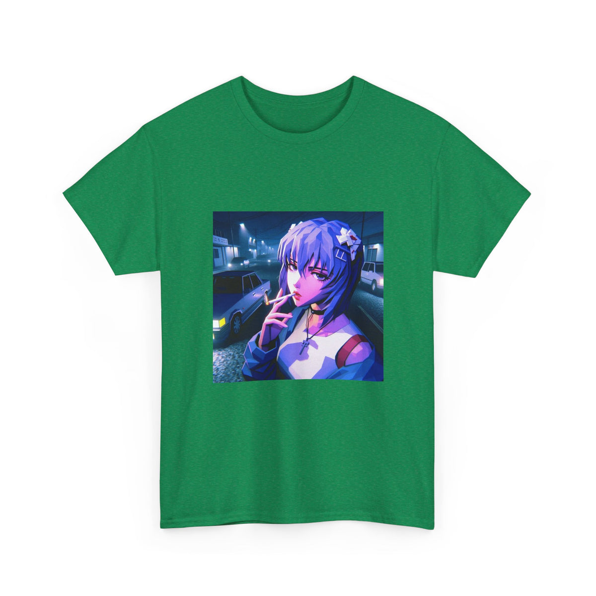 Rei Ayanami Riding GTA Streets Tee