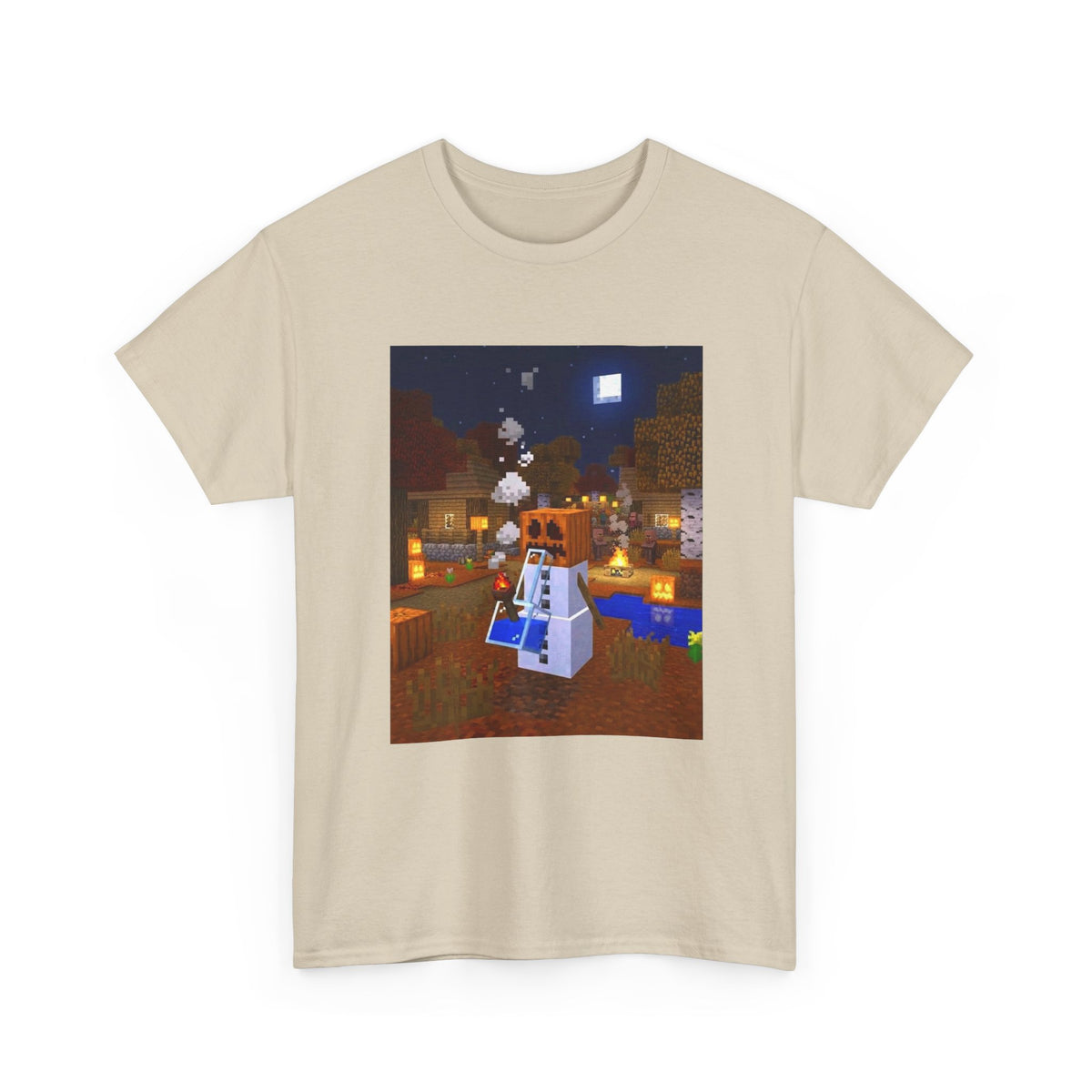 Pumpkin Snow Golem Hitting The Bong Tee