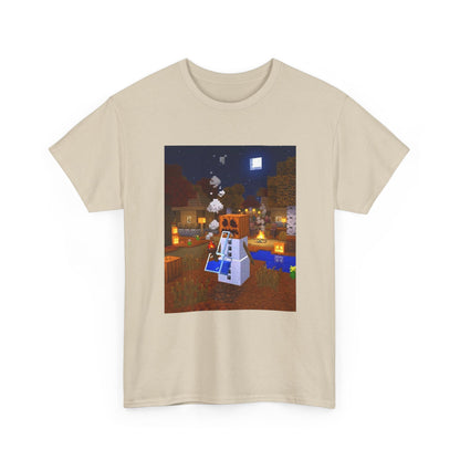 Pumpkin Snow Golem Hitting The Bong Tee
