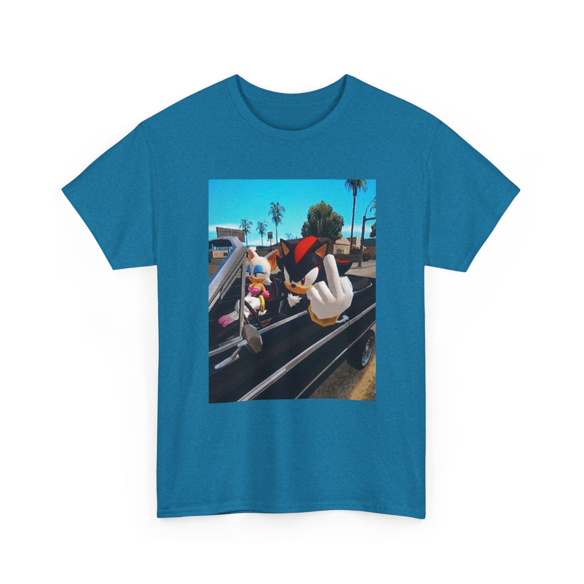 Shadow And Rouge Flipping The Bird Tee