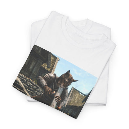 Neon Haze Horizon Graphic Tee