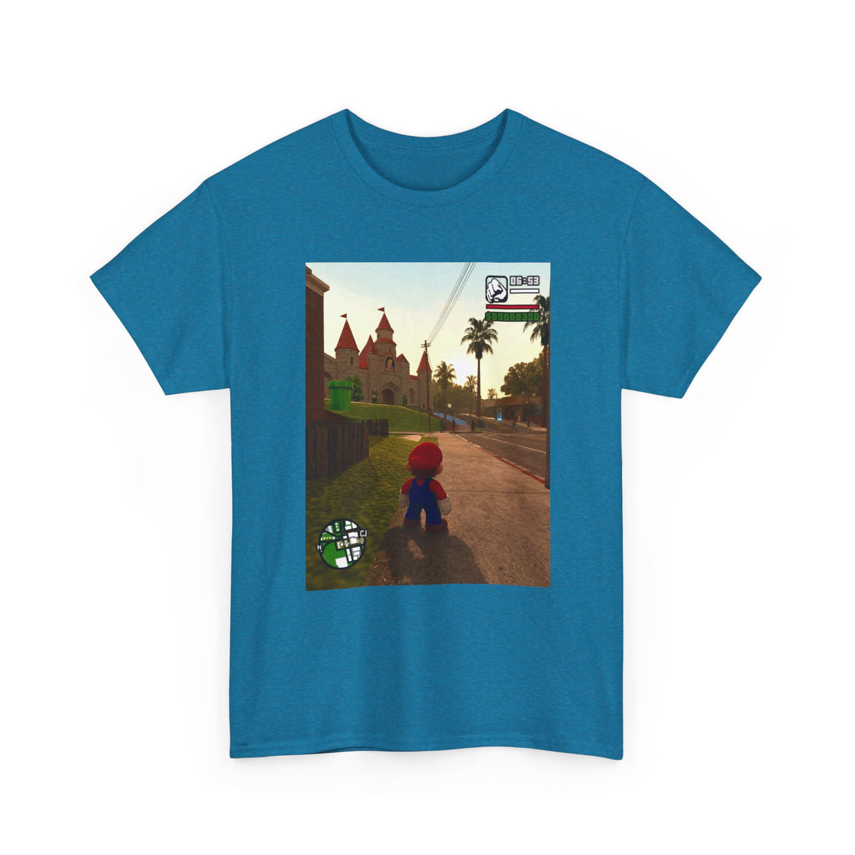 Mario In San Andreas Tee (Design 6)