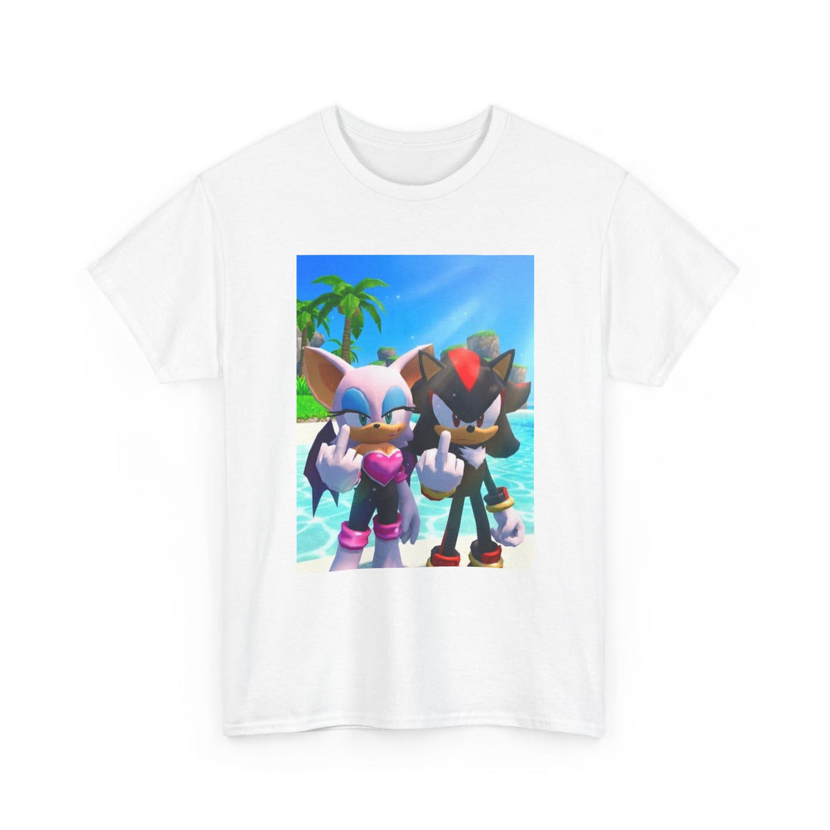 Rouge And Shadow Flipping The Bird (Design 5)
