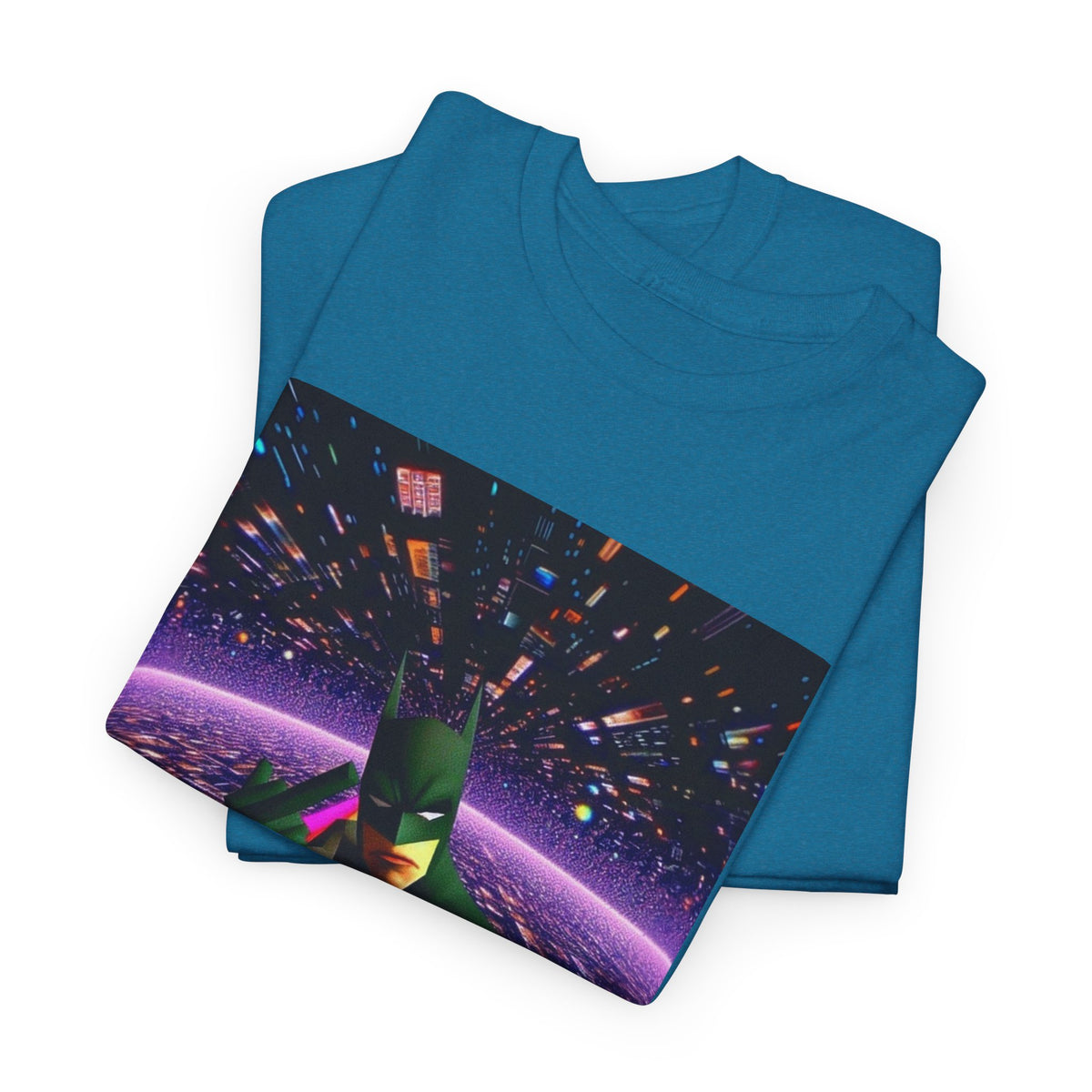 Batman Flips Off Reality On Psychedelic Tee