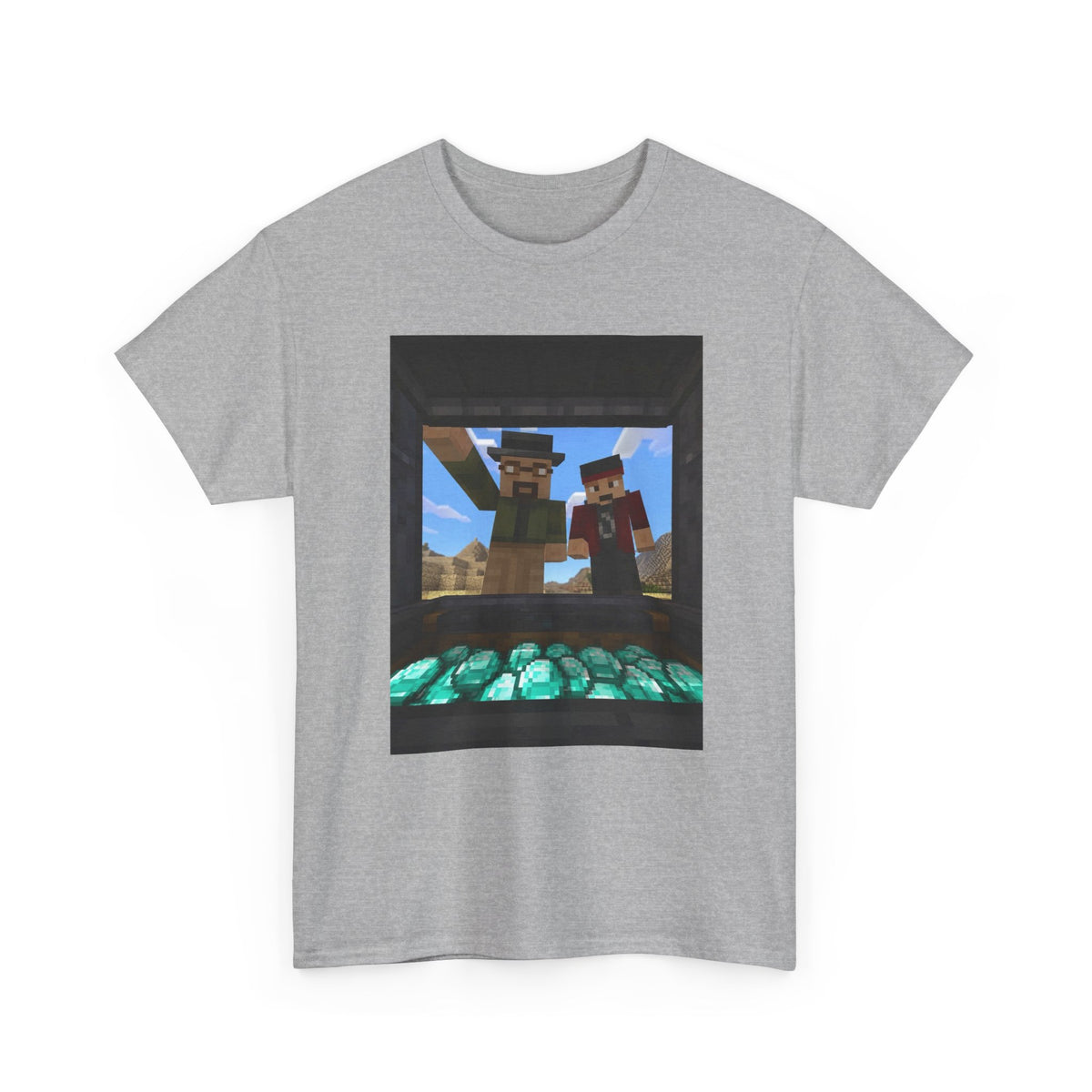 Pixelated Duo With Precious Gems