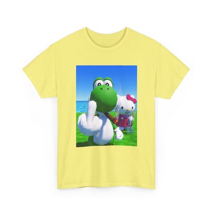 Yoshi Giving Finger And Hello Kitty Bong Rip