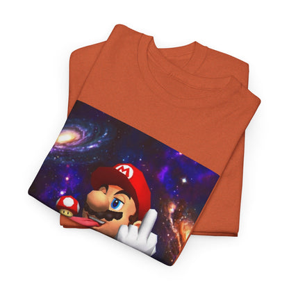 Mushroom-Tripping Plumber Gives The Finger Tee