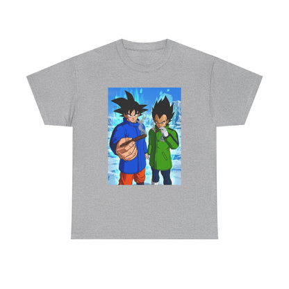 Goku and Vegeta Chillin' On Ice
