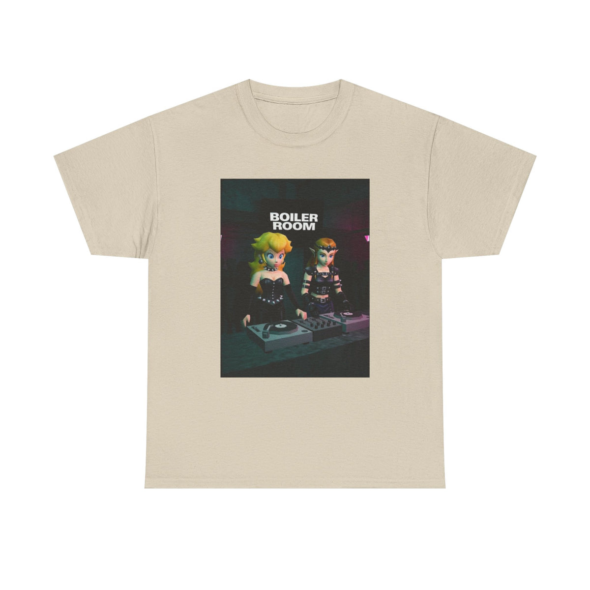 Gothic Peach and Zelda DJing Boiler Room Tee