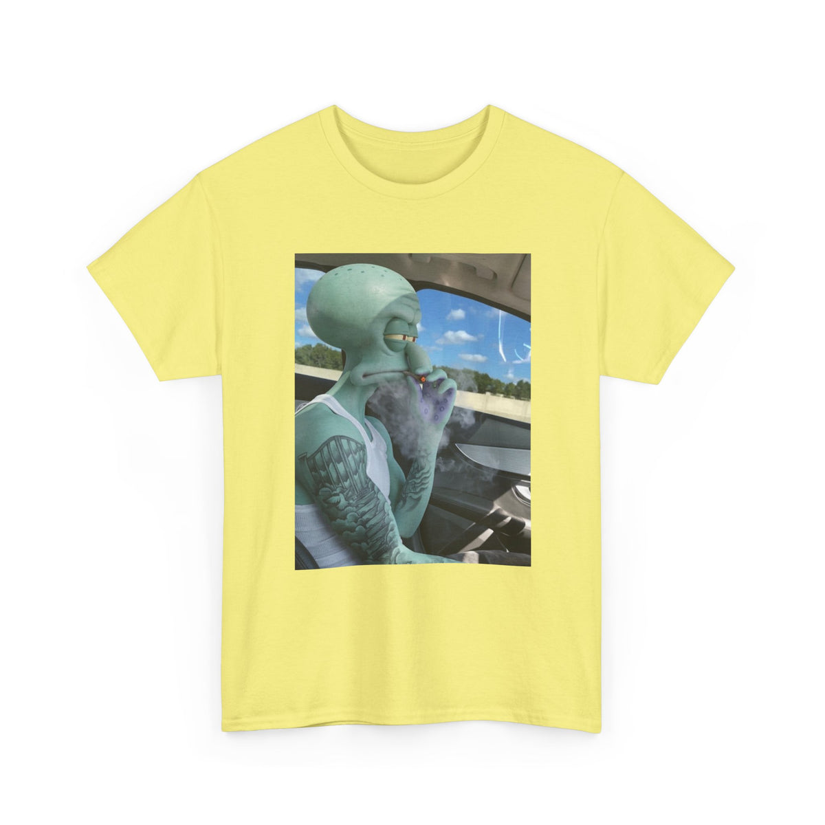 Squidward Hitting The Blunt Tee
