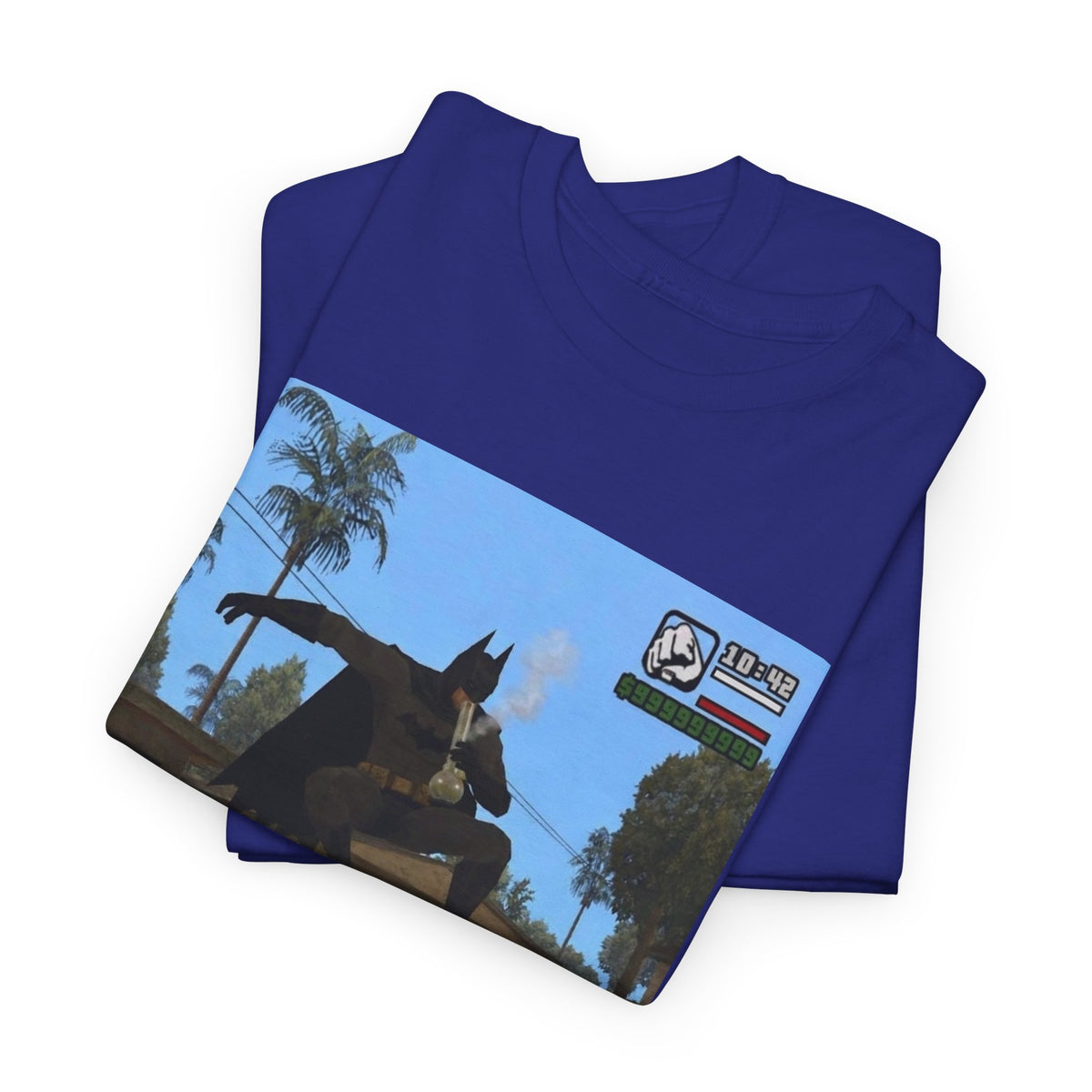 Batman Smoking Bong Skateboard Stunt Tee