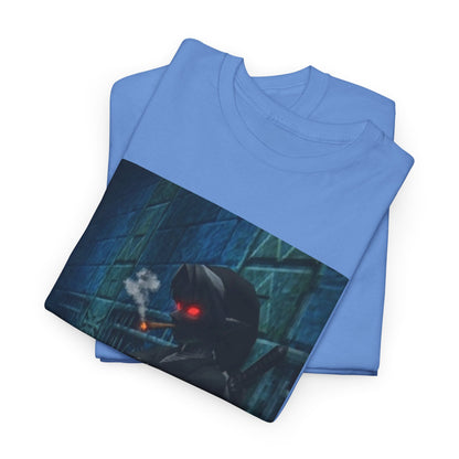 Dark Elf Smoking Blunt In Dungeon Tee