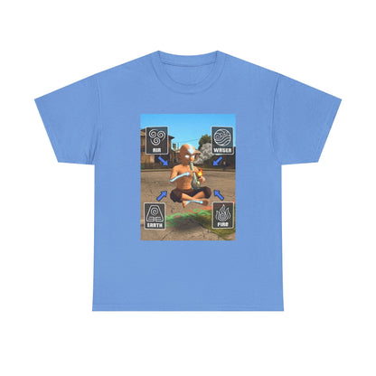 Avatar Character Floating While Smoking Bong Tee