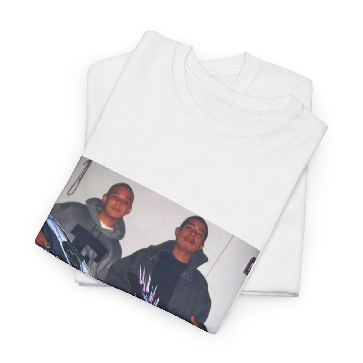 Midnight Leaf Pulse Graphic Tee