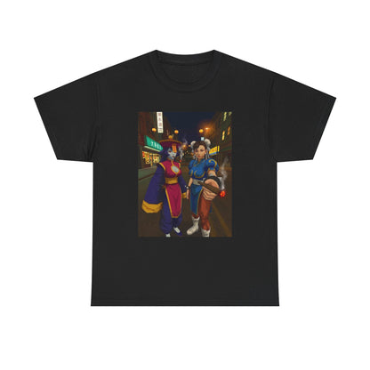 Hsien-Ko And Chun-Li Sharing Blunts Tee