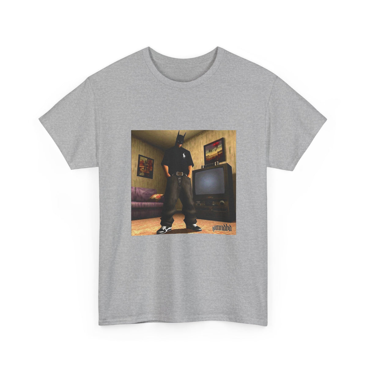 Gamer Batman In Polo Tee Posing