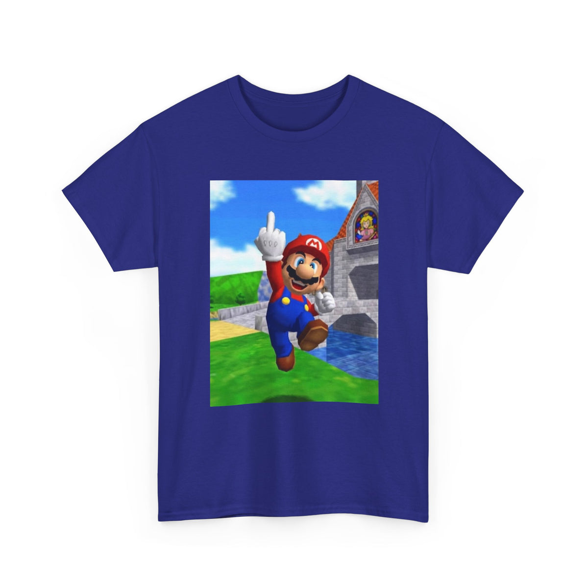 Mario Giving The Middle Finger Tee
