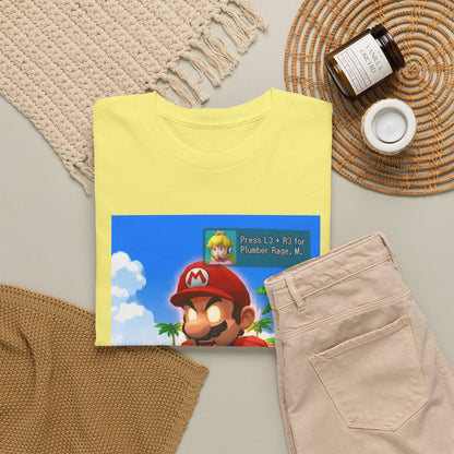 Mario's Plumber Rage Beach Tee