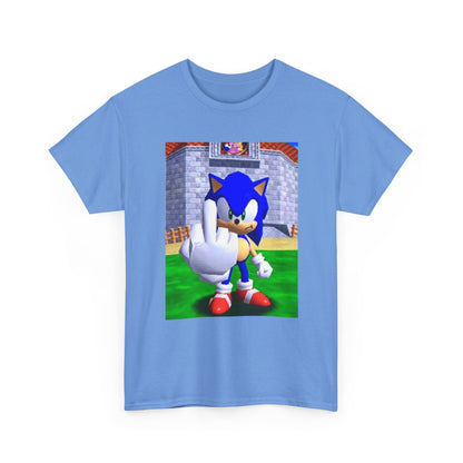 Sonic Flipping Off In The Castle Grounds