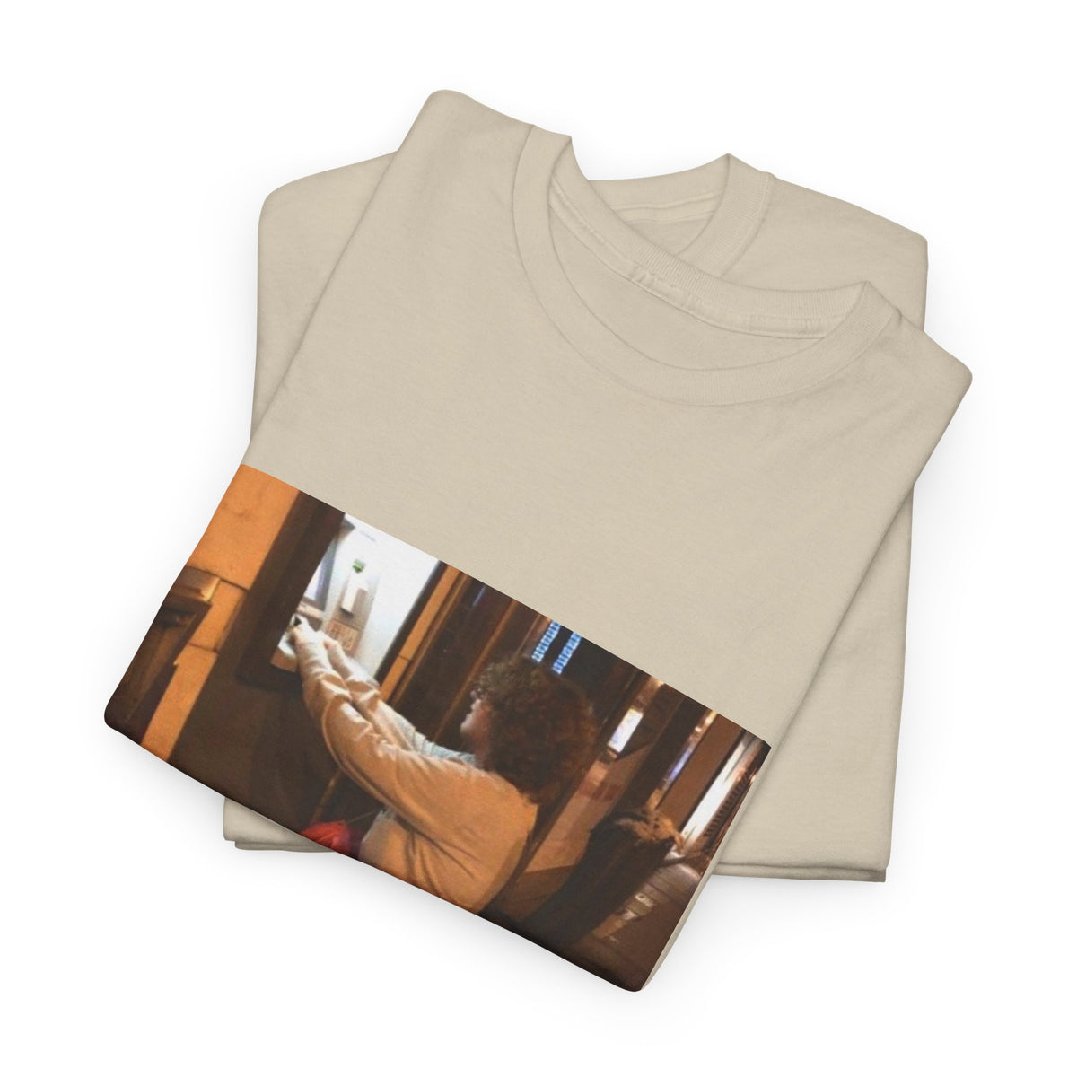 Gravity Defying Green Graphic Tee