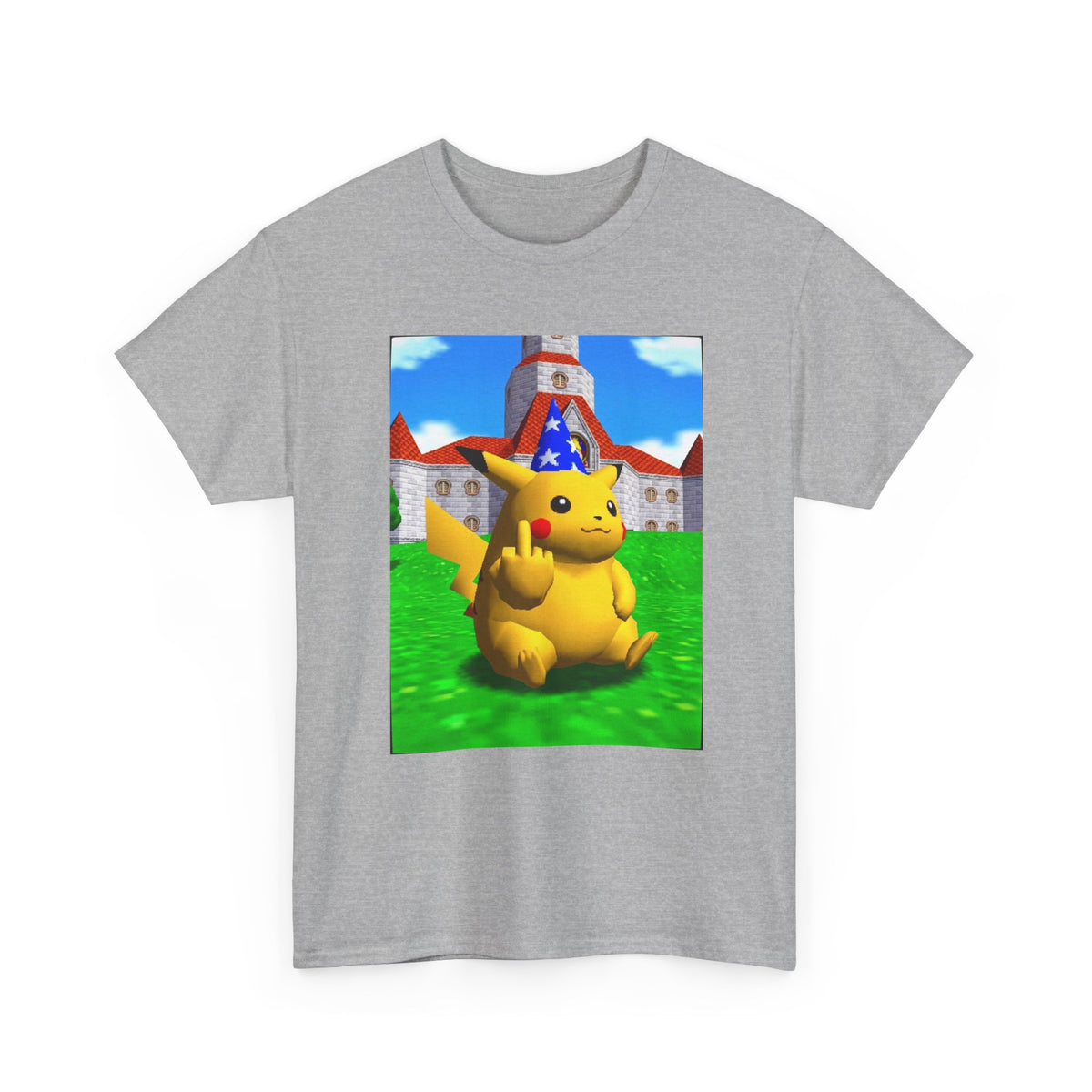 Salty Pikachu Giving The Middle Finger Tee