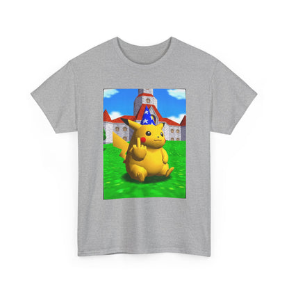 Salty Pikachu Giving The Middle Finger Tee