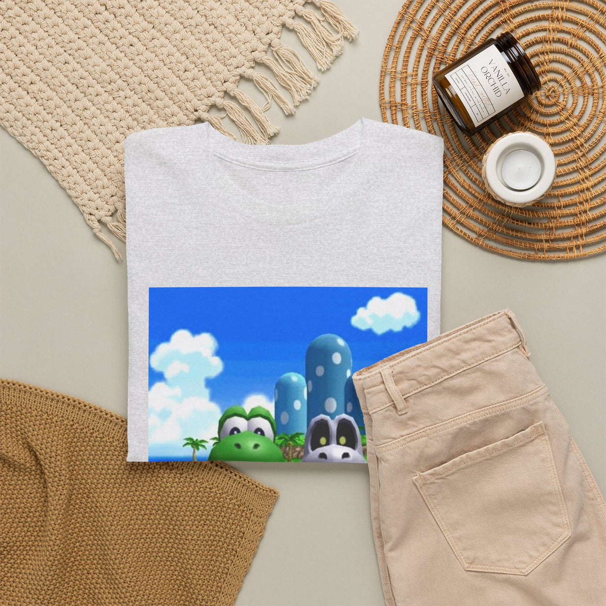 Yoshi And Dry Bones Flipping The Bird (Design 3)