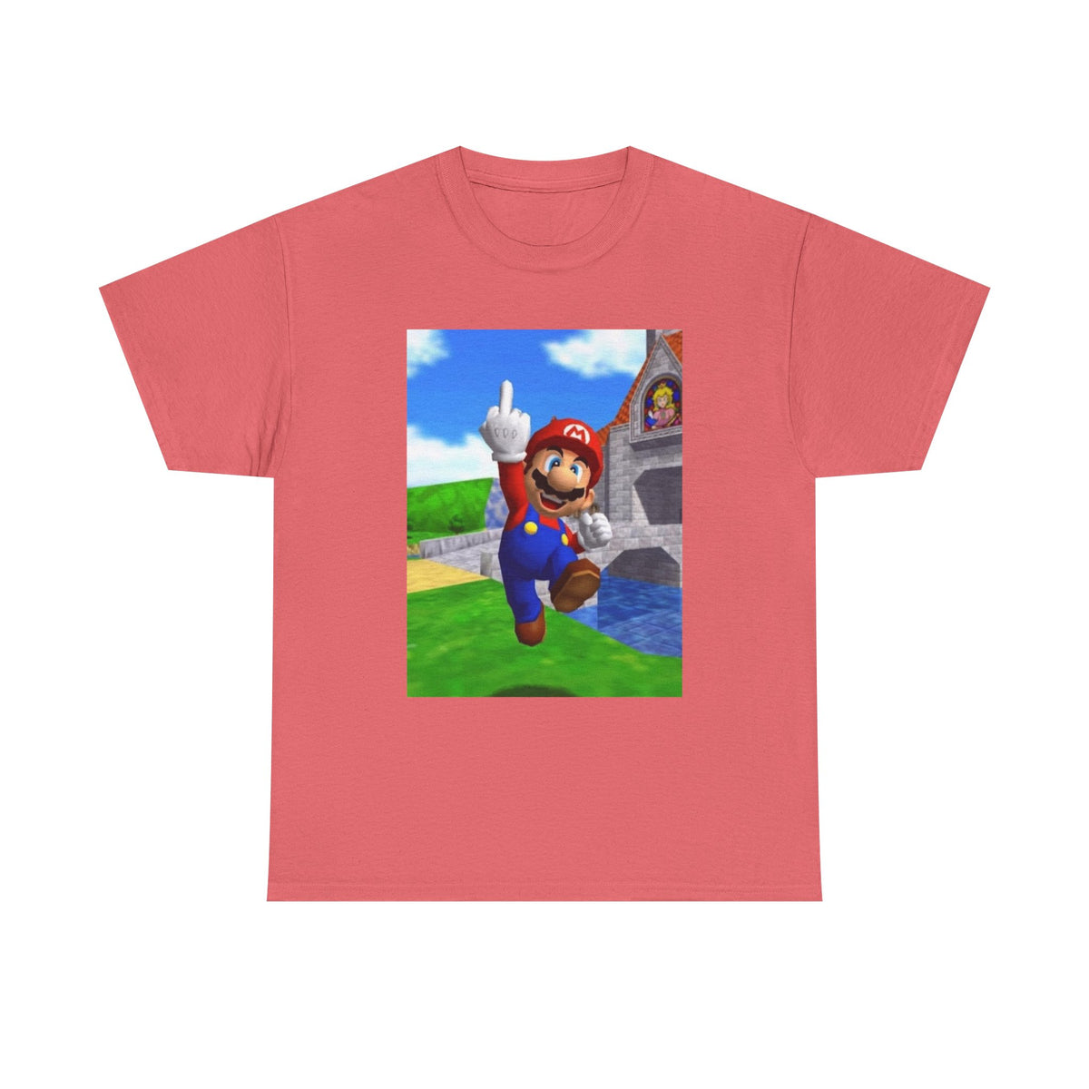 Mario Giving The Middle Finger Tee