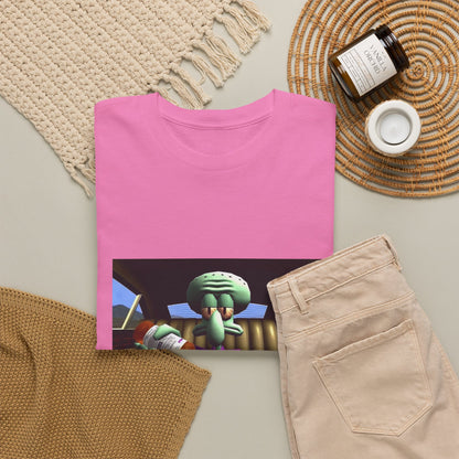 Squidward Pouring Lean In Car Tee